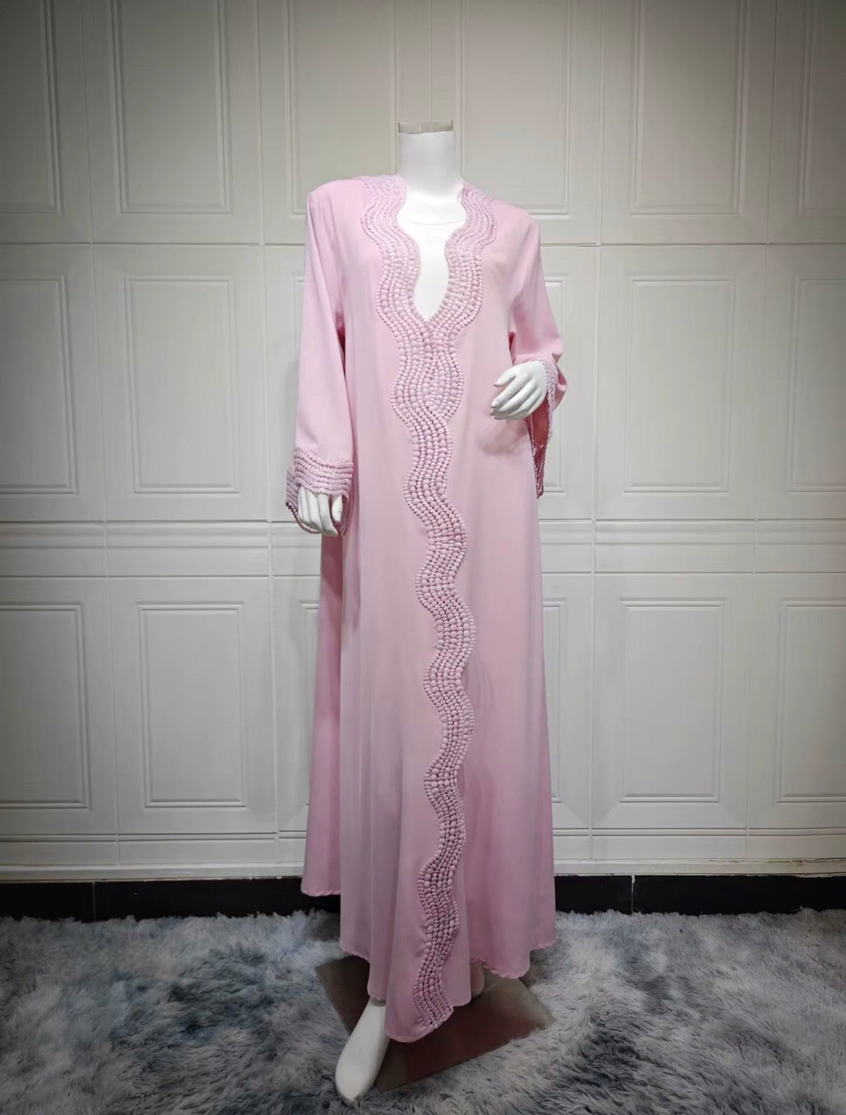 Threadwork Open Abaya - Single