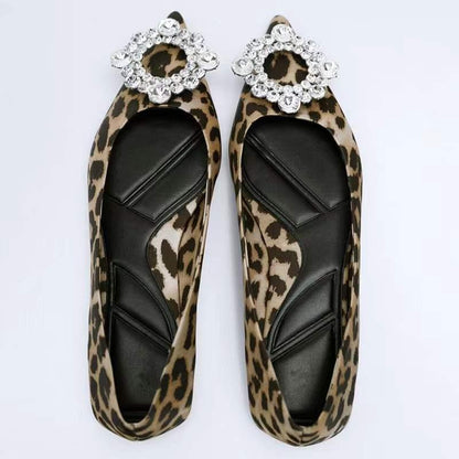 Flat Shoes Pearl Espadrilles for women Casual Slingback Rhinestone Shoes Woman Spring Summer Ladies Low heel Shoes