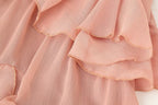 Women Slim Fit Sexy Backless Laminated Decoration Dress Women