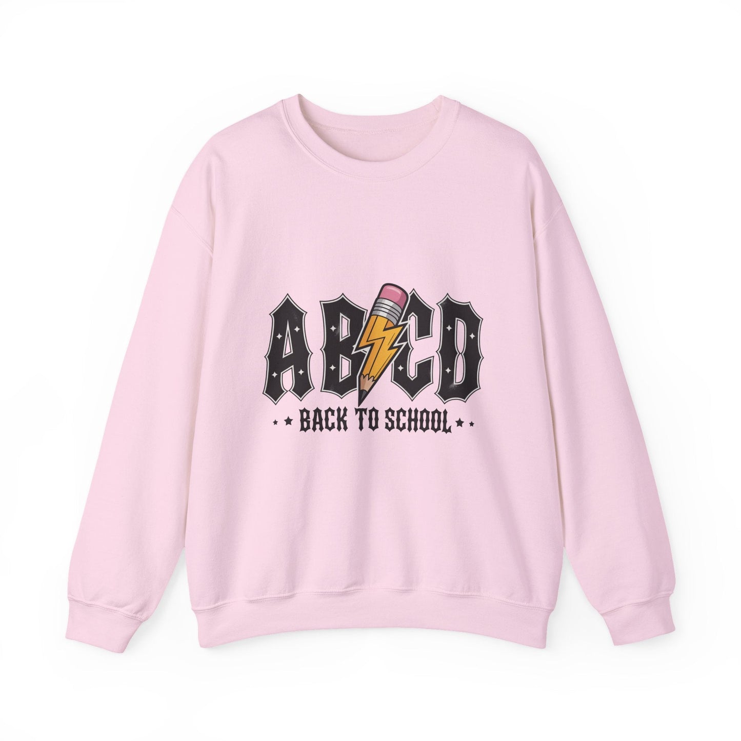 Back to School Crewneck Sweatshirt, Unisex Sweatshirt, Lightweight Sweater, School Apparel, Teacher Gift, Trendy Fashion