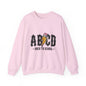 Back to School Crewneck Sweatshirt, Unisex Sweatshirt, Lightweight Sweater, School Apparel, Teacher Gift, Trendy Fashion