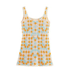Women Clothing Fall Cute Youth Looking Girlish Crochet Vest Dress