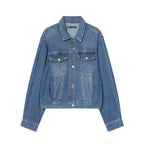 Autumn Winter Women Clothing Design Slimming Fashionable Casual Denim Jacket Coat Women