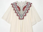 Women Clothing Summer Holiday Casual Loose Midi Dress