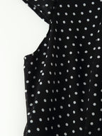 Women Polka Dot Waist Controlled Dress
