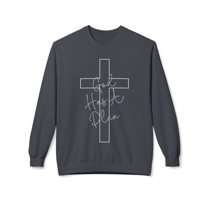 God Has a Plan Crewneck Sweatshirt – Jeremiah 29:11 Christian Pullover