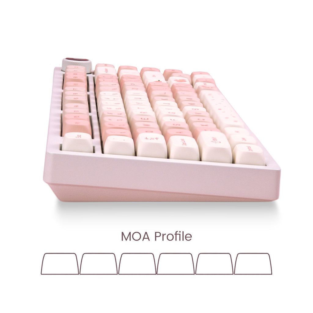 XVX Sakura 143-Key MOA Profile Dye-Sub PBT Keycap Set