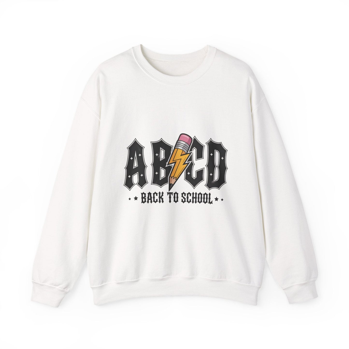 Back to School Crewneck Sweatshirt, Unisex Sweatshirt, Lightweight Sweater, School Apparel, Teacher Gift, Trendy Fashion