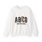 Back to School Crewneck Sweatshirt, Unisex Sweatshirt, Lightweight Sweater, School Apparel, Teacher Gift, Trendy Fashion