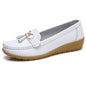 Spring Flats Women Shoes Loafers Genuine Leather Women Flats Slip On Women's Loafers Female Moccasins Shoes