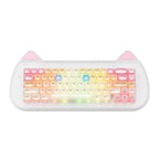 XVX C67 AcriCat Themed Wireless Acrylic Mechanical Keyboard