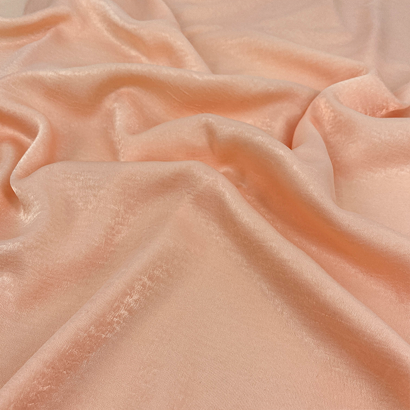 Glam Apricot Velvet Hijab