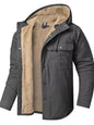 Men's Sherpa Lined Hooded Jacket