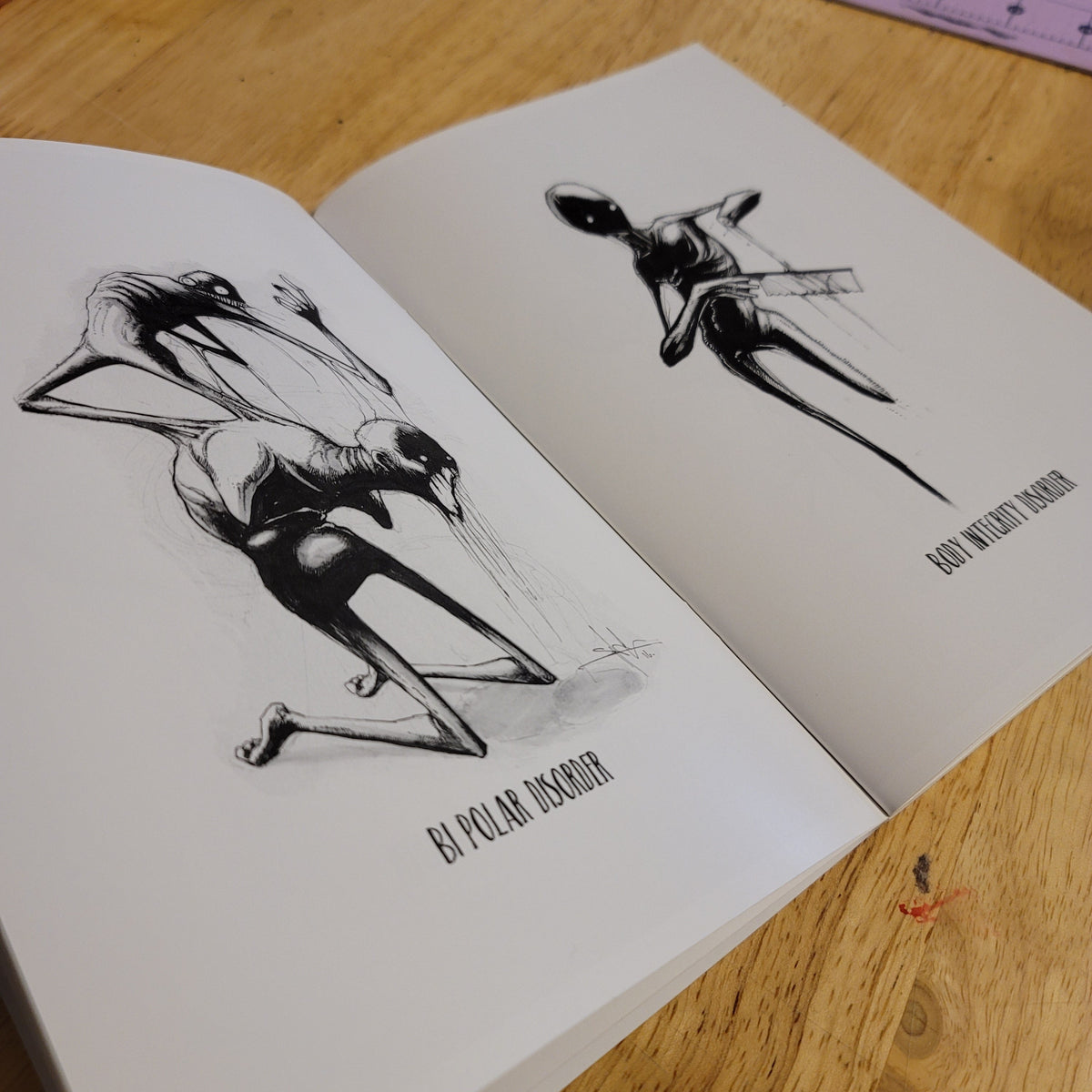 Inktober Illness Softback  Book - Complete Collection