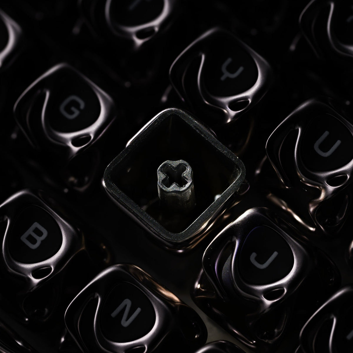 XVX Venom Themed Liquid Metallic Electroplating ABS+PC Keycap Set