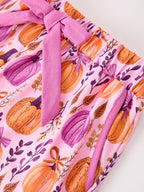 Mommy & me Halloween Pumpkin Pajama Set