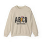 Back to School Crewneck Sweatshirt, Unisex Sweatshirt, Lightweight Sweater, School Apparel, Teacher Gift, Trendy Fashion