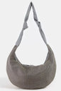 Fame Textured Mesh Knot Shoulder Bag
