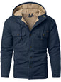 Men's Sherpa Lined Hooded Jacket