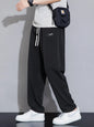 Men's Plus Size Casual Drawstring Wide Leg Pants