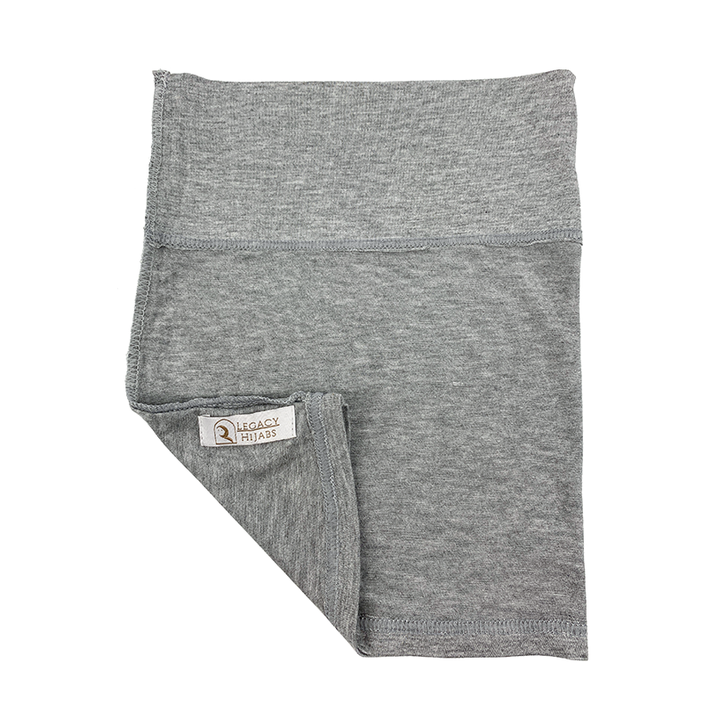 Grey Marle Jersey Wide Front Undercap