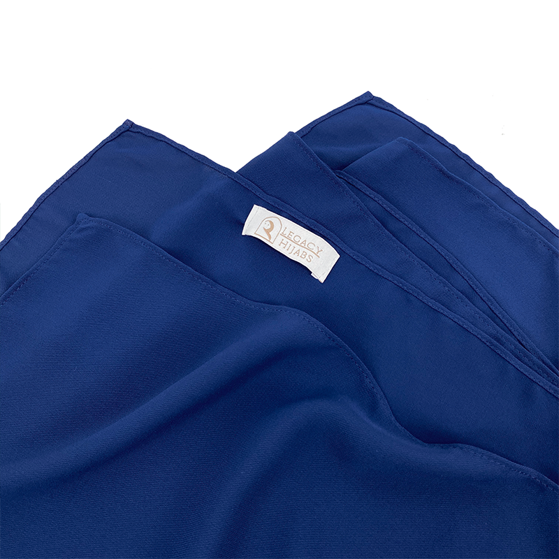 Navy Top Quality Chiffon