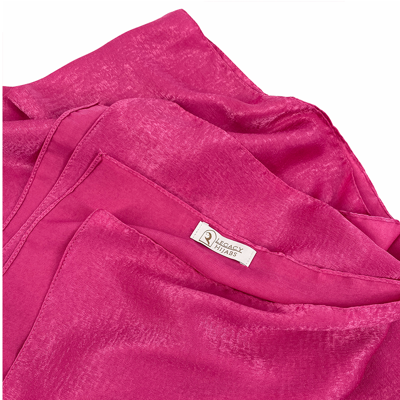 Glam Fuchsia Velvet Hijab