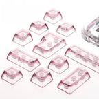 XVX Arctic Transparent SA Profile Double-Shot PC Keycap Set