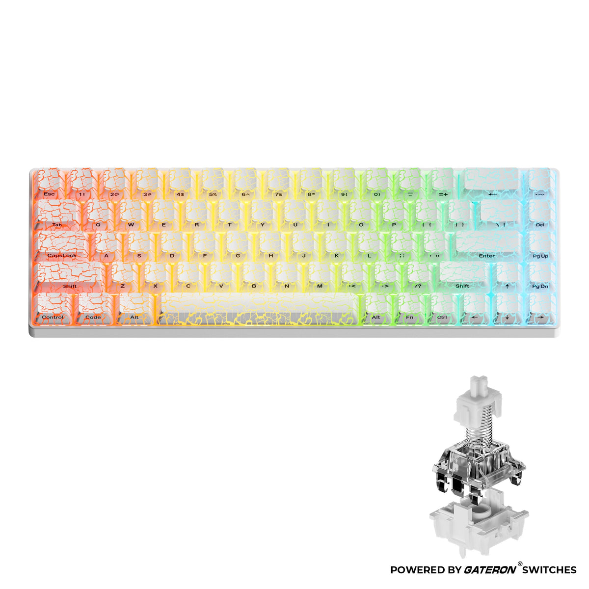 XVX HE68 68% Rapid Trigger Hall Effect Wired Magnetic Gaming Keyboard