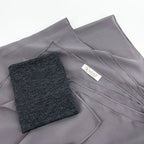 Dark Grey Marle Top Quality Chiffon & Undercap Set