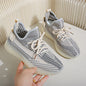 Coconut shoes for both men and women, summer breathable fly woven shoe covers, casual sports shoes, couple's mesh shoes