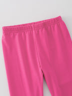 Milk Silk Ruffled Hot Pink Icing Legging