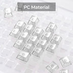 XVX Fizz Heart Series Cherry Profile PC 21-Key Artisan Keycap Set