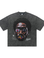 Men's Graphic Round Neck Short Sleeve T-Shirt