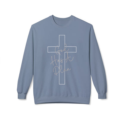 God Has a Plan Crewneck Sweatshirt – Jeremiah 29:11 Christian Pullover