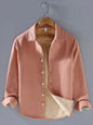 Men's Plus Size Button Up Long Sleeve Shirt