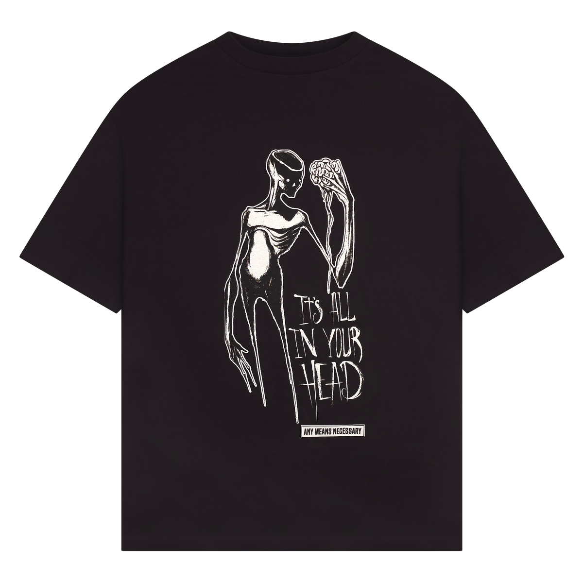 It's All In Your Head T-Shirt Black