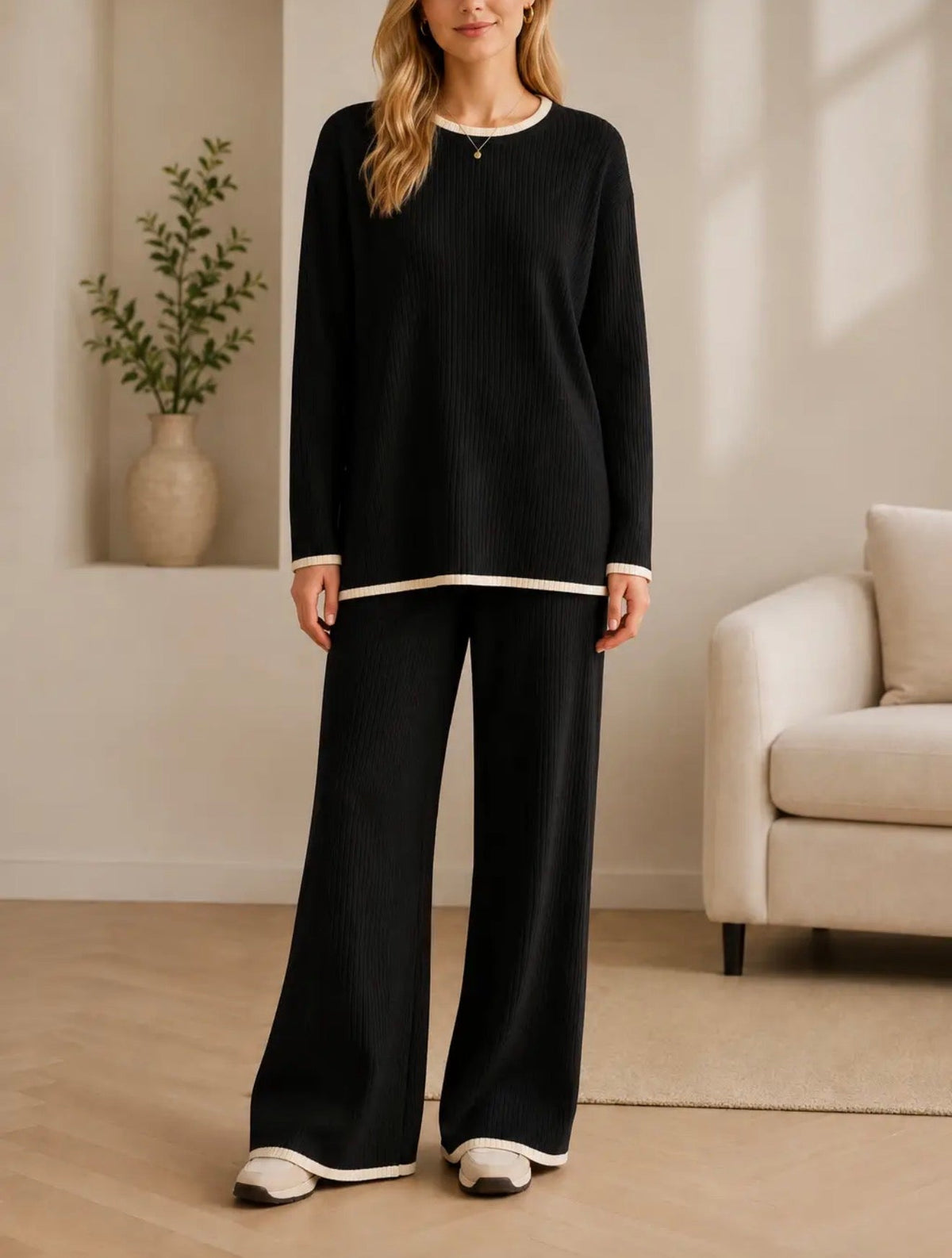 Ribbed Knit Co-Ord Set