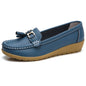 Spring Flats Women Shoes Loafers Genuine Leather Women Flats Slip On Women's Loafers Female Moccasins Shoes