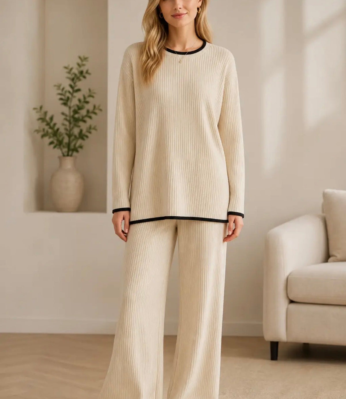 Ribbed Knit Co-Ord Set