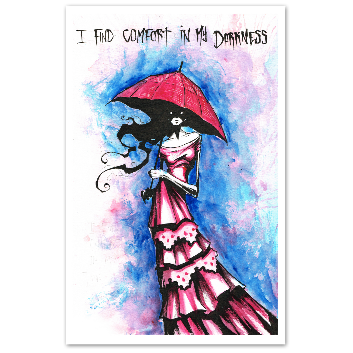 Find Comfort In Darkness Print