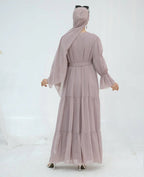 Layered Chiffon Abaya