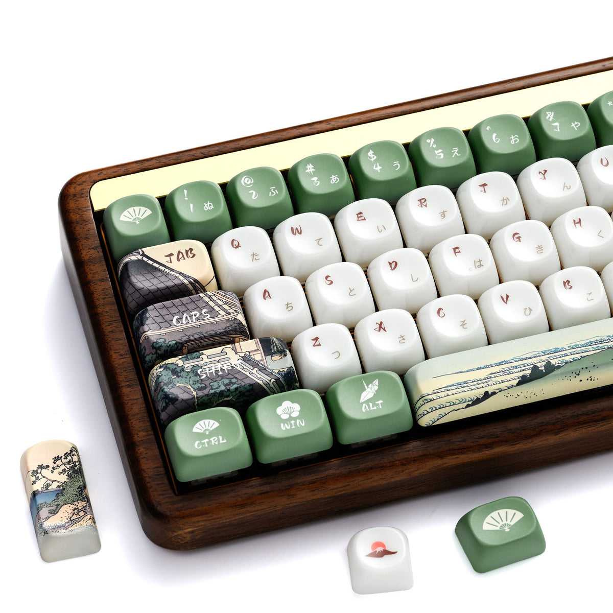 XVX U-kiyoe Fugaku (冨嶽) Series Glaze Textured MOA Profile Keycap Set