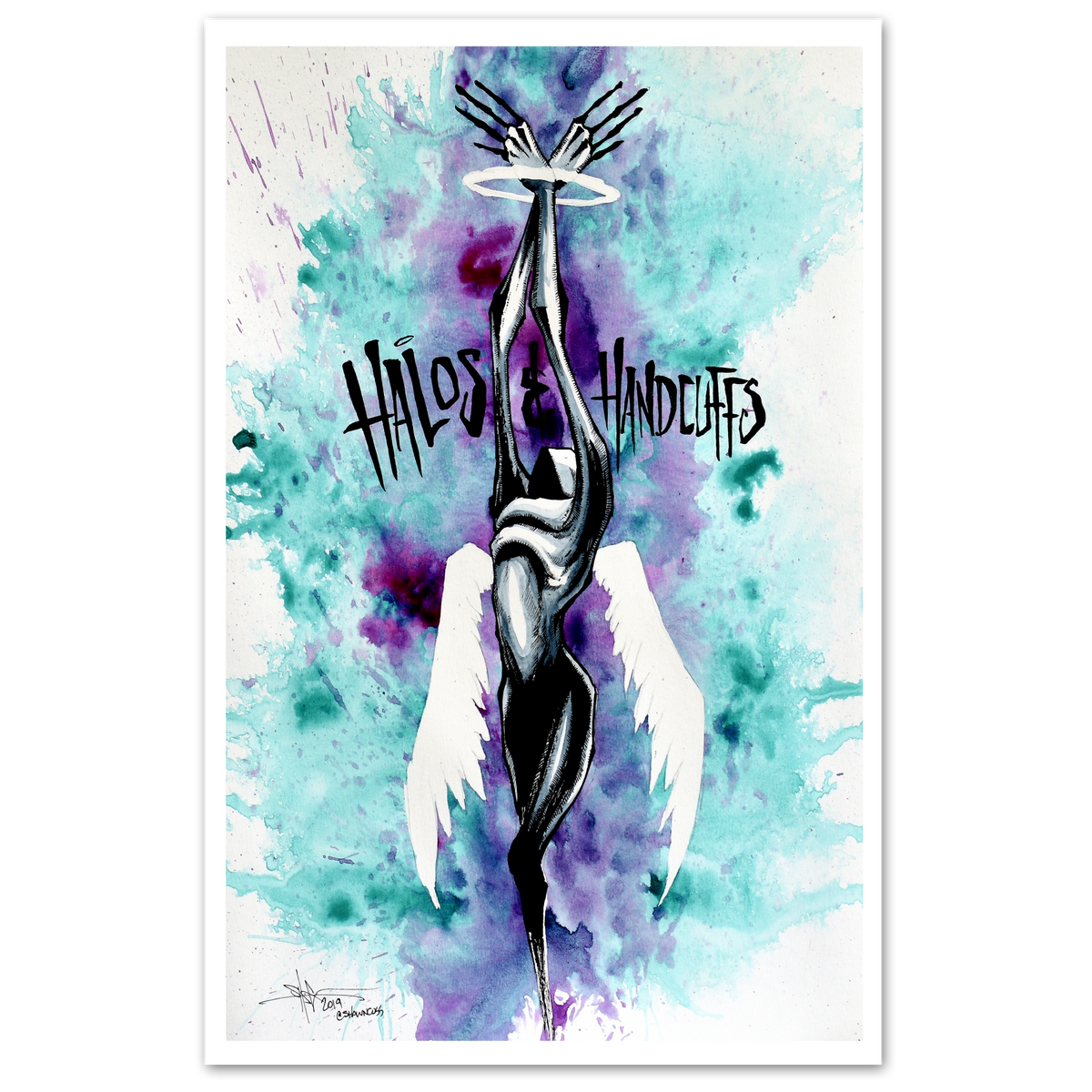 Halos and Handcuffs Print
