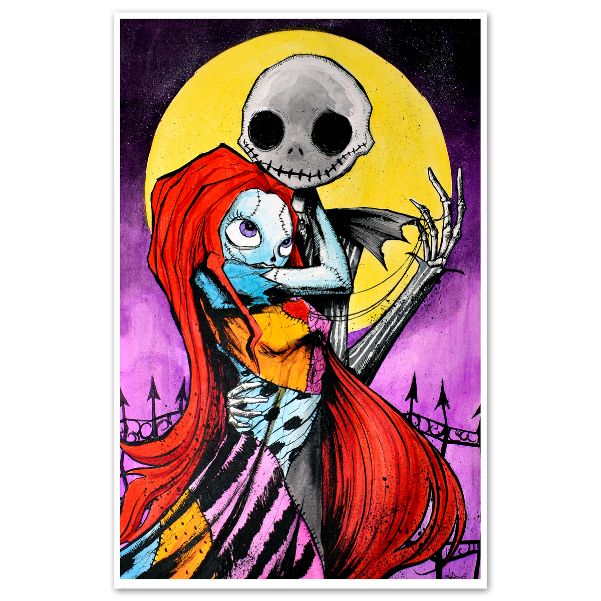 Jack and Sally Print