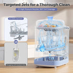 Momfann 4-in-1 Baby Bottle Washer, Sterilizer & Dryer