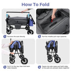 Momfann 2-Seater All-Terrain Stroller Wagon for Kids