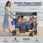 Momfann 2-Seater All-Terrain Stroller Wagon for Kids