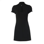 French Sexy Sheath Nightclub Dress Women Spring Sexy Slimming Sexy Short Sleeve
