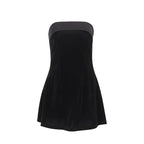 Winter Women Clothing Sexy Sexy Backless off-Neck Tube Top Dress for Women